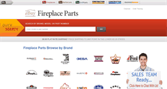 Desktop Screenshot of ibuyfireplaceparts.com